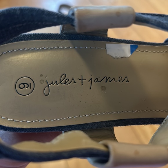 🛑sold🛑James & Jules size 9 espadrilles wedge heel sandals - Picture 5 of 6